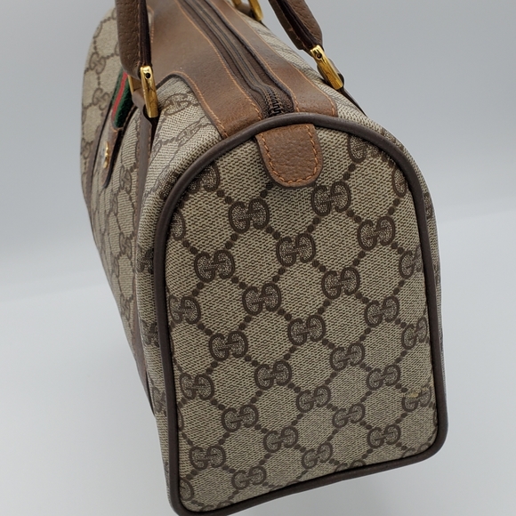 ๐ SOLD ๐ Gucci Vintage Boston Bag - Picture 7 of 14